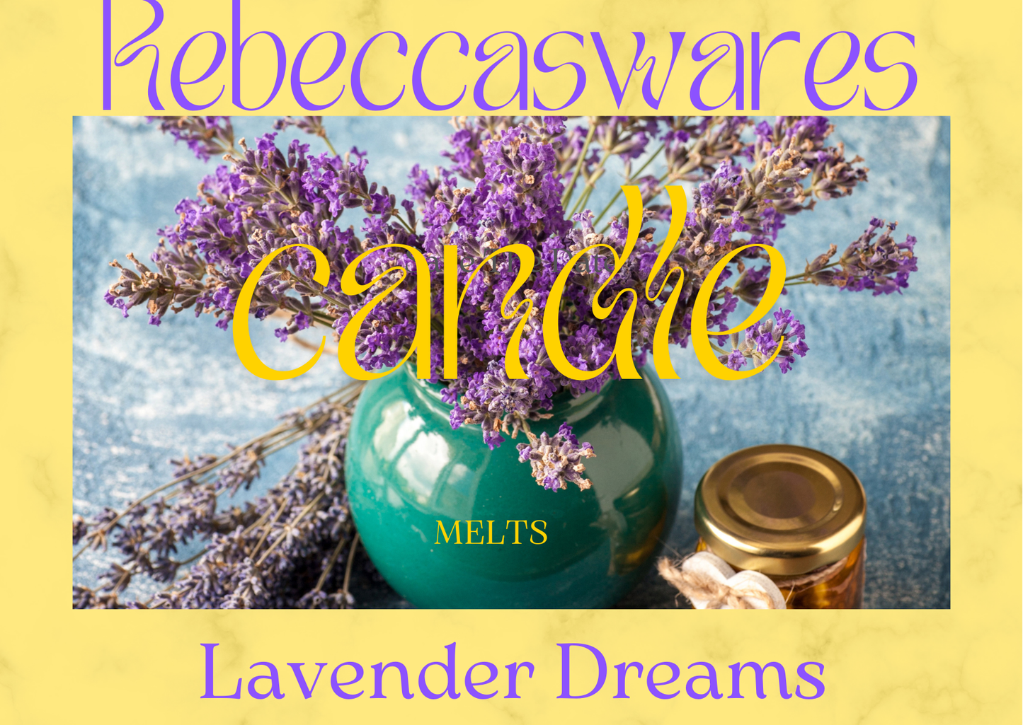 Lavender Dreams, Triple Scented Candle Melt