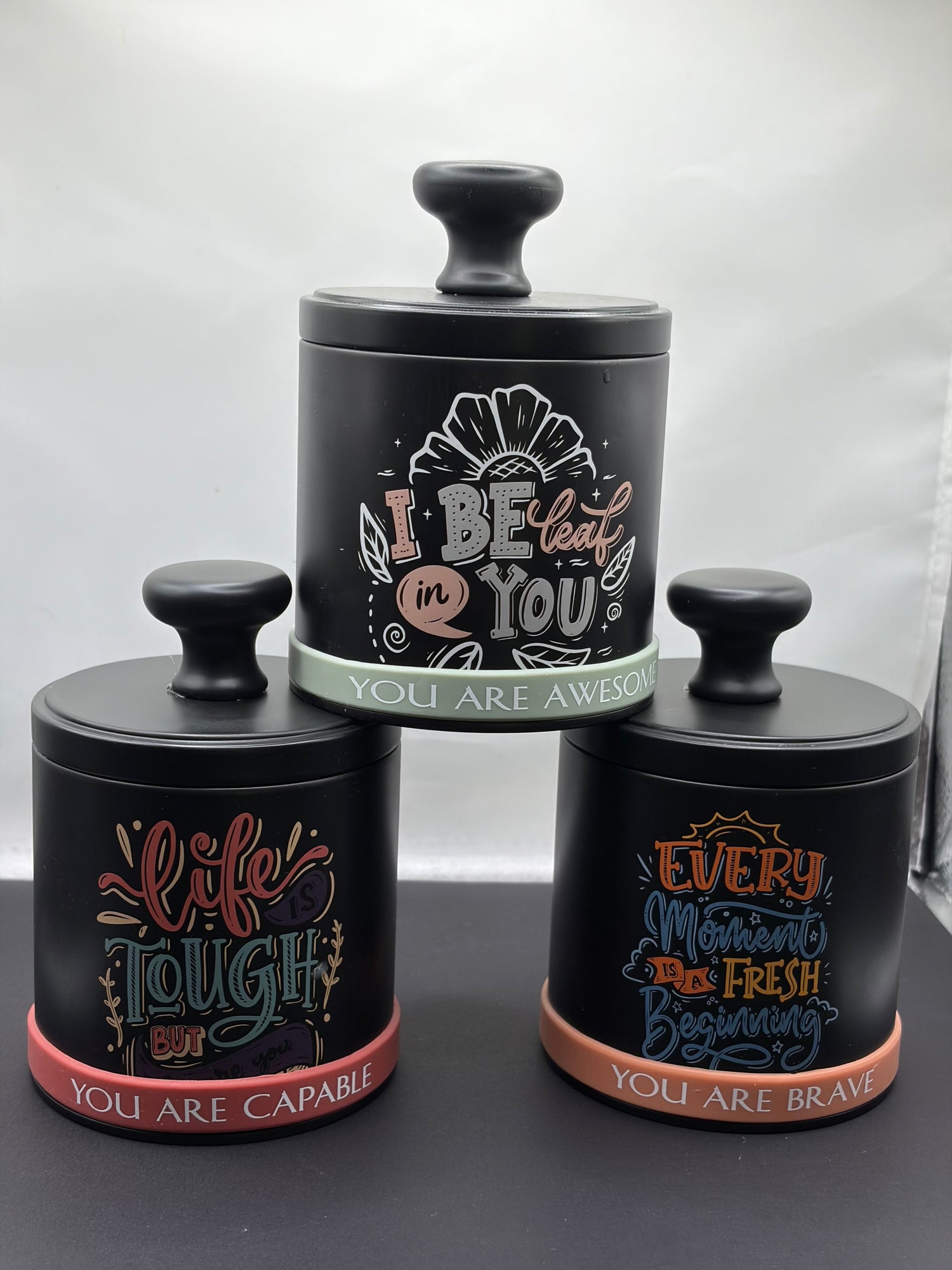 Inspirational Triple Scented Candle Tins