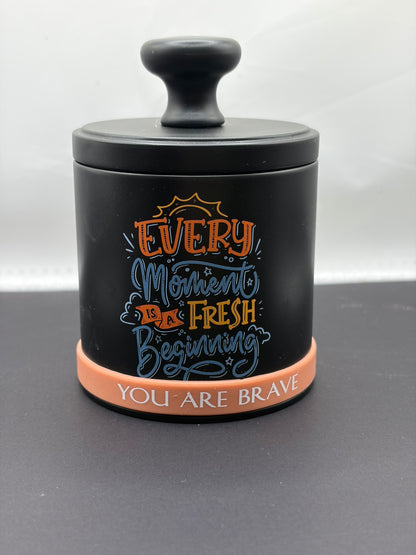 Triple Scented Designer Candles with Inspirational Bracelet