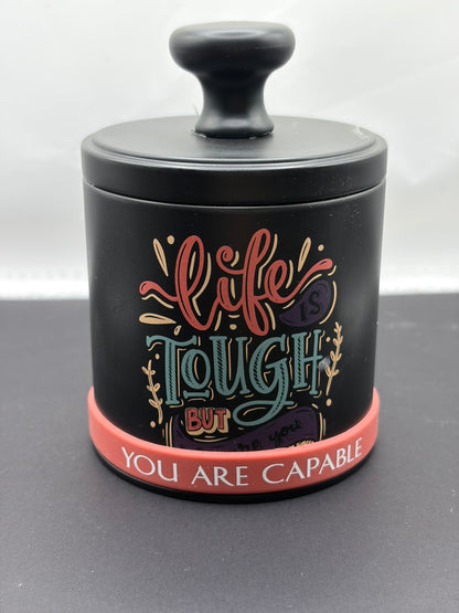Triple Scented Designer Candles with Inspirational Bracelet