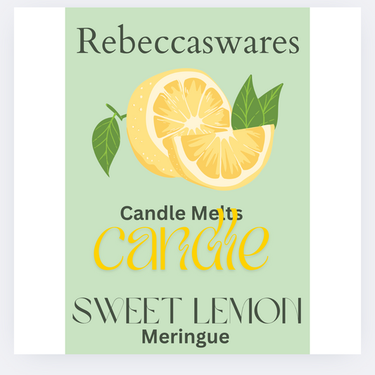 sweet lemon Meringue Candle Melt