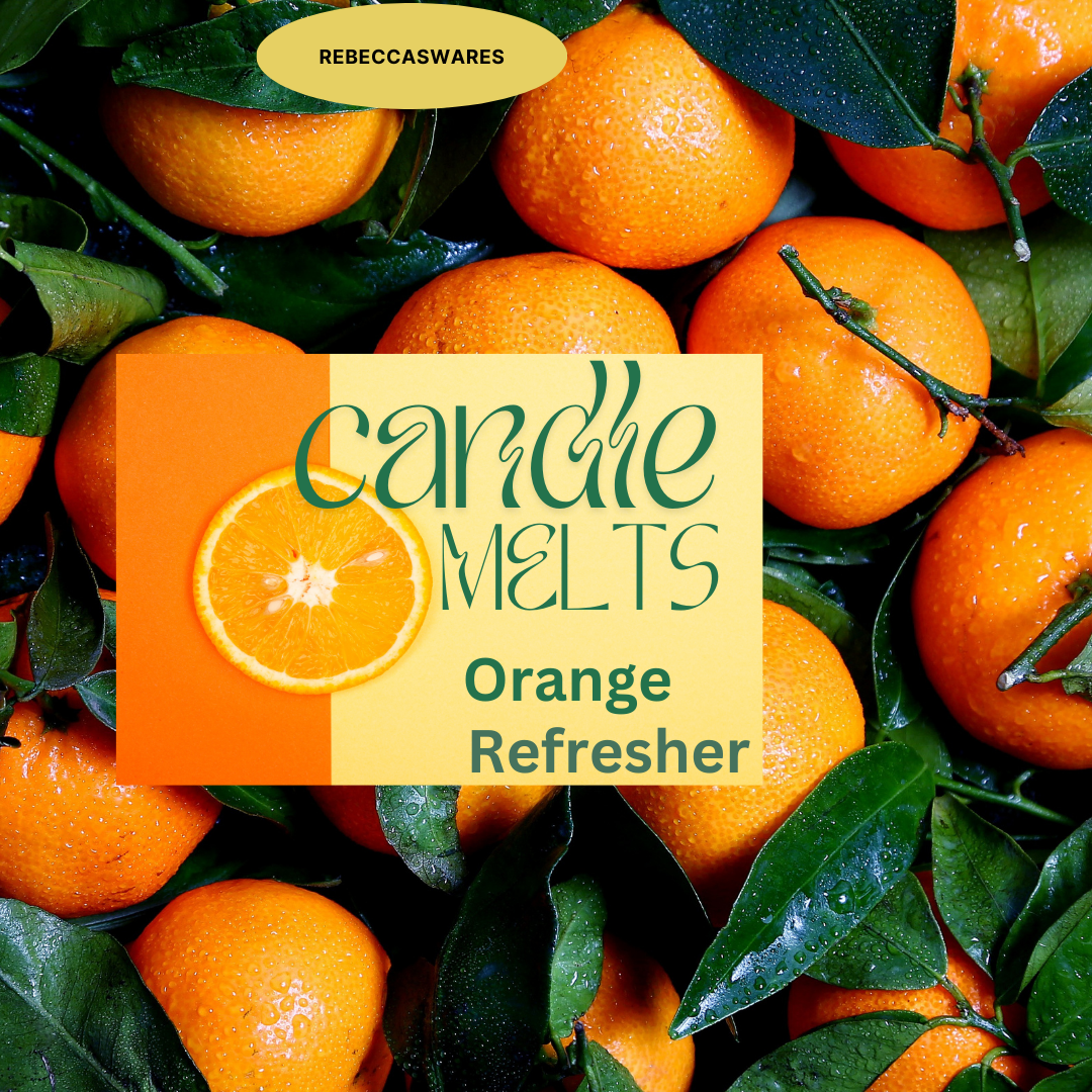 orange refresher candle melt