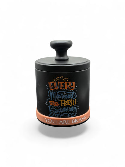 Sandalwood and linen, Triple Scented Inspirational Candle